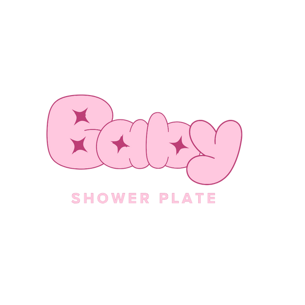 Baby Shower Plate