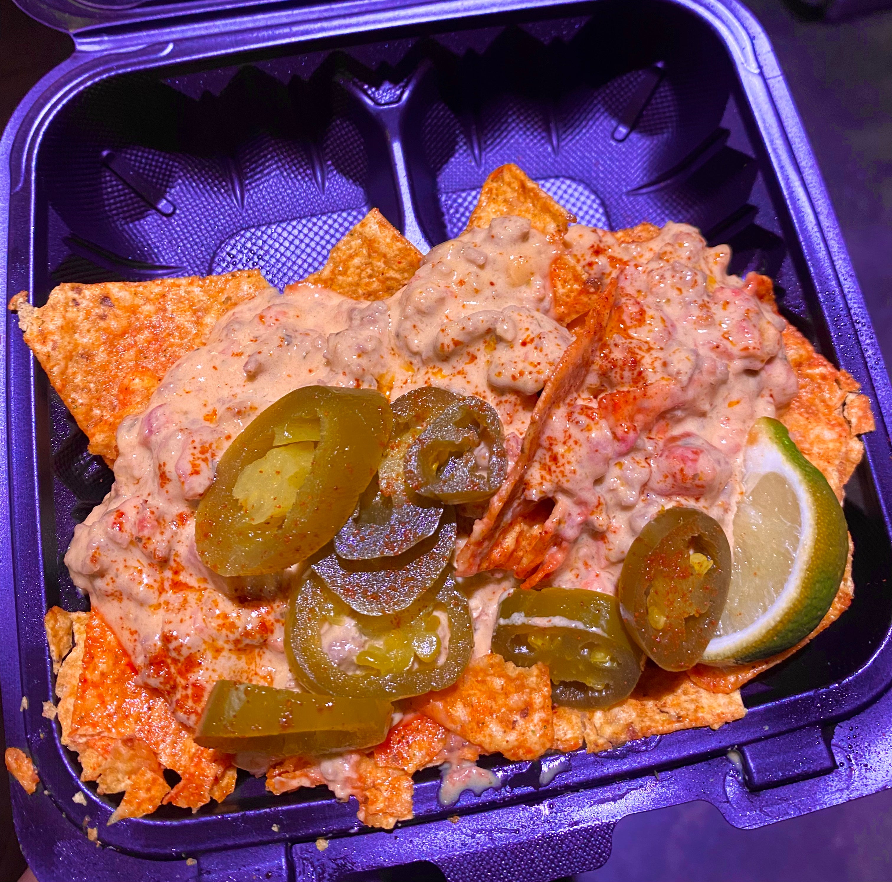 rotel dip nachos with jalapenos and lime